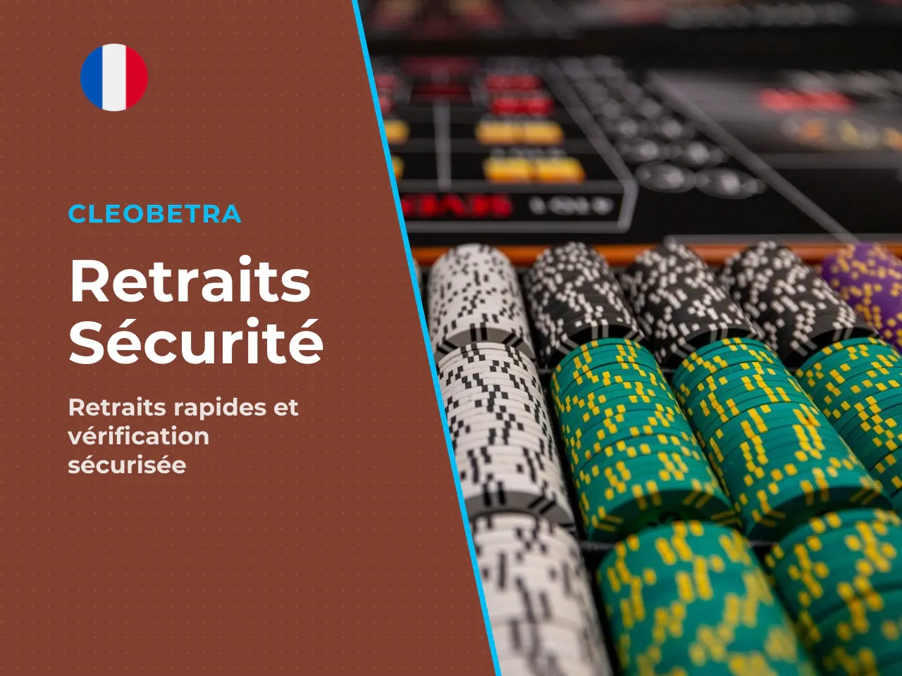 Retraits, vérification du compte et jeu